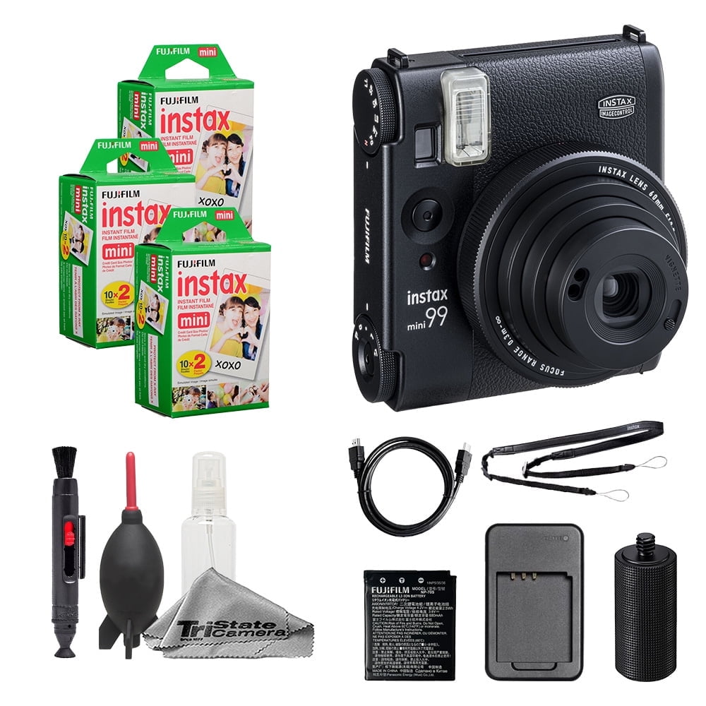 Fujifilm Instax Mini 99 Instant Film Camera (Black) + Instax Mini