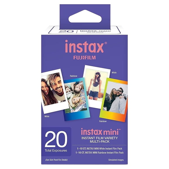 Fujifilm Instax Mini Color 800 ISO Instant Film, 20 Exposures, 2.13 x 3.39"