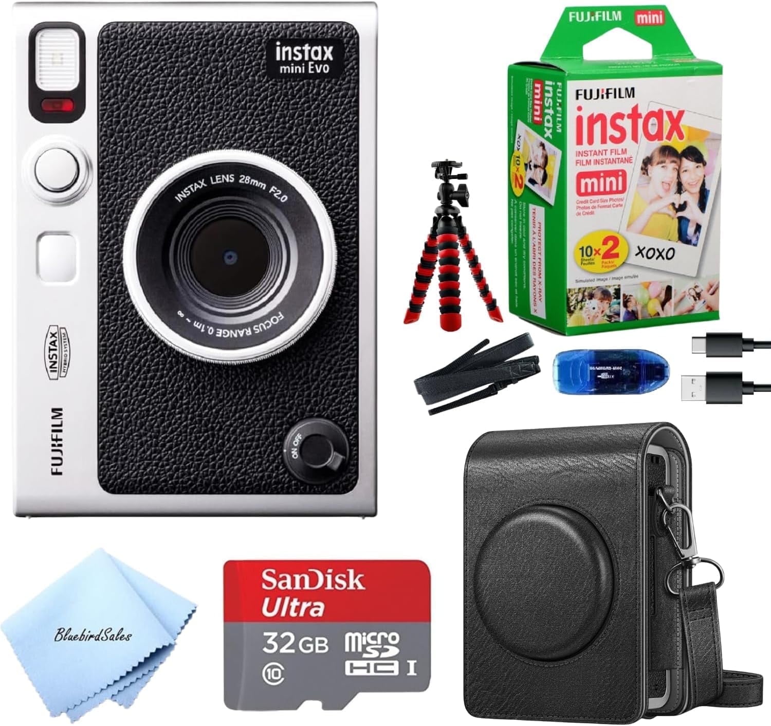 Fujifilm Instax Mini EVO Hybrid Camera with 20 Egypt Ubuy