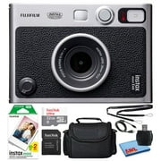 Fujifilm Instax Mini EVO Instant Film Camera (Black) with 20 Films