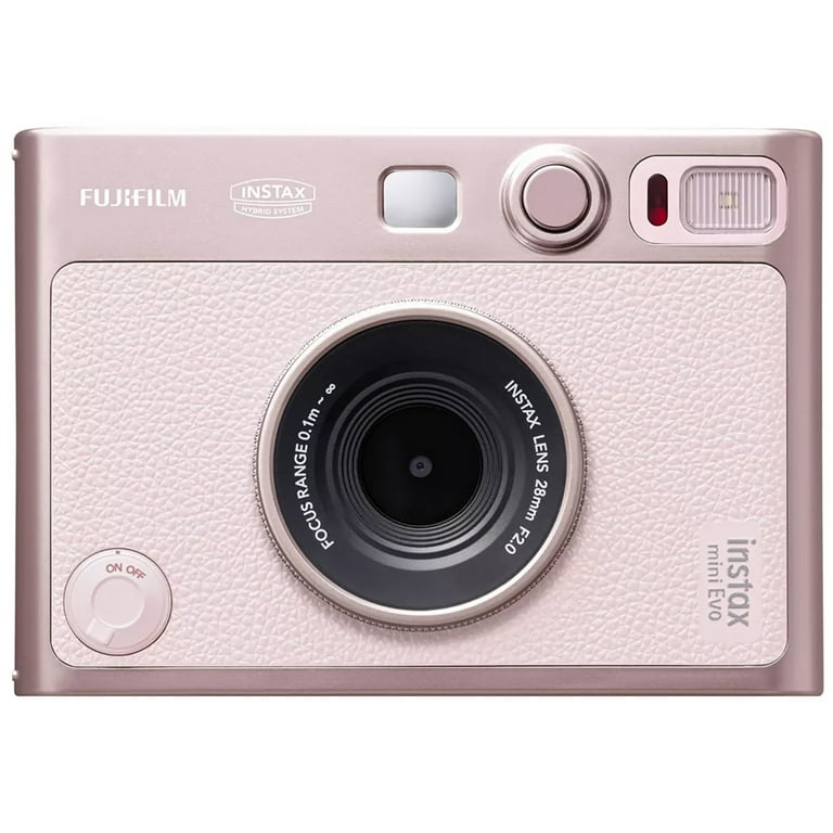 Fujifilm Instax Mini EVO Instant Camera (Pink) - Walmart.com
