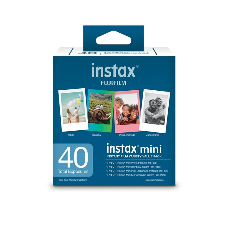 Fujifilm Instax Mini Film - Variety Pack, Instant Camera Film, 40
