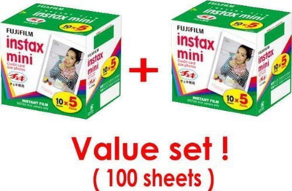 FUJIFILM instax mini フィルム 100枚 チェキ フジフィルム チェキフィルム 100枚 instax mini 20枚入