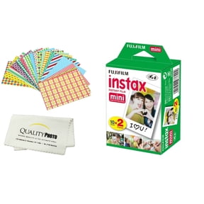 Fujifilm Instax Mini Instant Film, 20 Exposures, 5.4 x 8.6 cm, 2 Pack