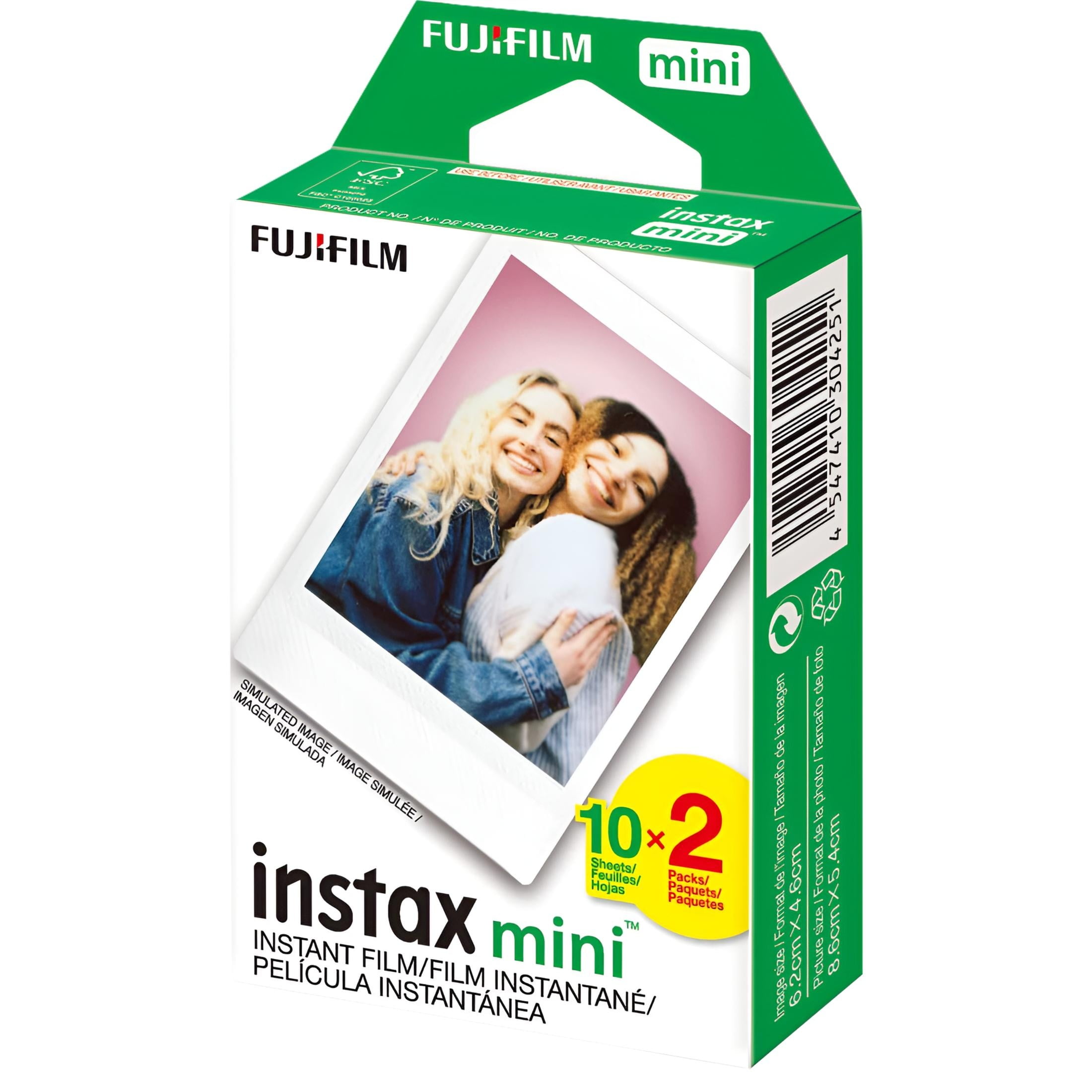 Fujifilm Instax Mini Instant Film (3 Twin Packs, 60 Total Pictures