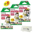 thumbnail image 1 of Fujifilm Instax Mini Instant Film 5 Pack 50 Sheets For Fujifilm Mini 8 9 11 12 Cameras (White), 1 of 3