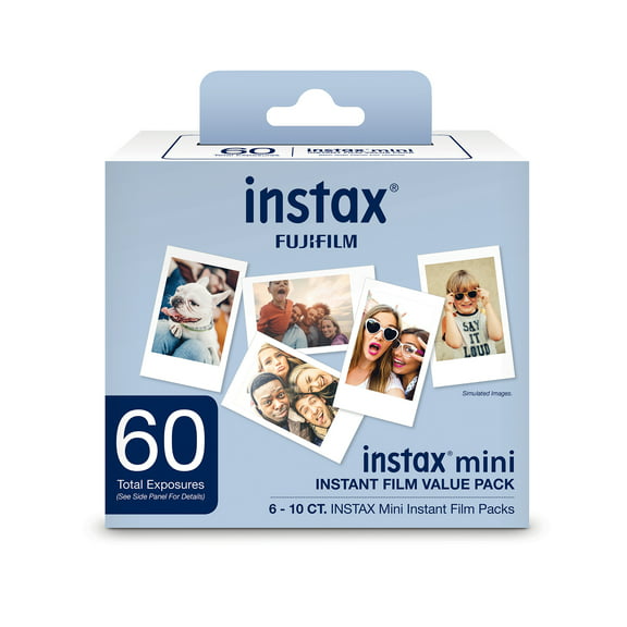 Fujifilm Instax Mini Instant Film, 60 Exposures