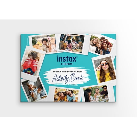 Fujifilm Instax Mini Instant Film Activity Book 0.41" x 7.09" Blue Lightweight Photo Album