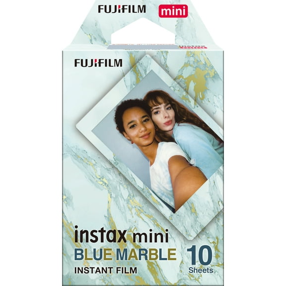 Fujifilm Instax Mini Instant Film- Blue Marble, 10 exposures