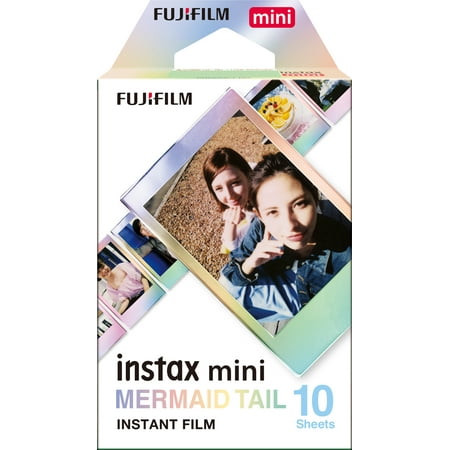 Fujifilm - instax mini Mermaid Tail Instant Film (10 Sheets)