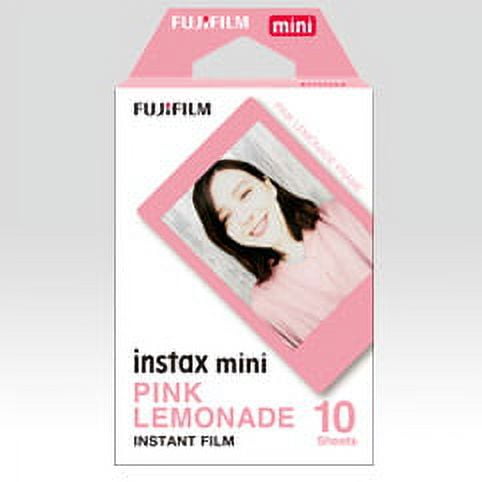 Fujifilm Instax Mini Instant Film, Pink Lemonade (10 Exposures)