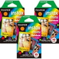 thumbnail image 1 of Fujifilm Instax Mini Instant Rainbow Film Bundle with 30 Total Films, 1 of 4