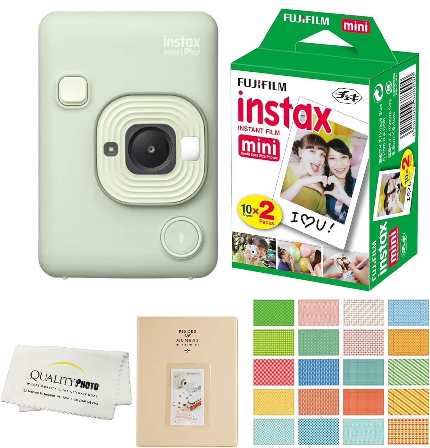 Fujifilm Instax Mini LiPlay Hybrid Instant Camera with 20