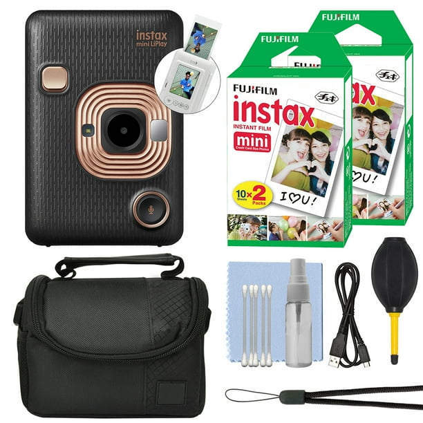 Fujifilm Instax Mini LiPlay Instant Film Camera in sold Elegant Black