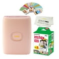 thumbnail image 1 of Fujifilm Instax Mini Link 2 Smartphone Printer Plus Fujifilm Instax Mini Films 20 Pack, Stickers And Bonus All-Purpose Microfiber Cloth (Soft Pink), 1 of 1