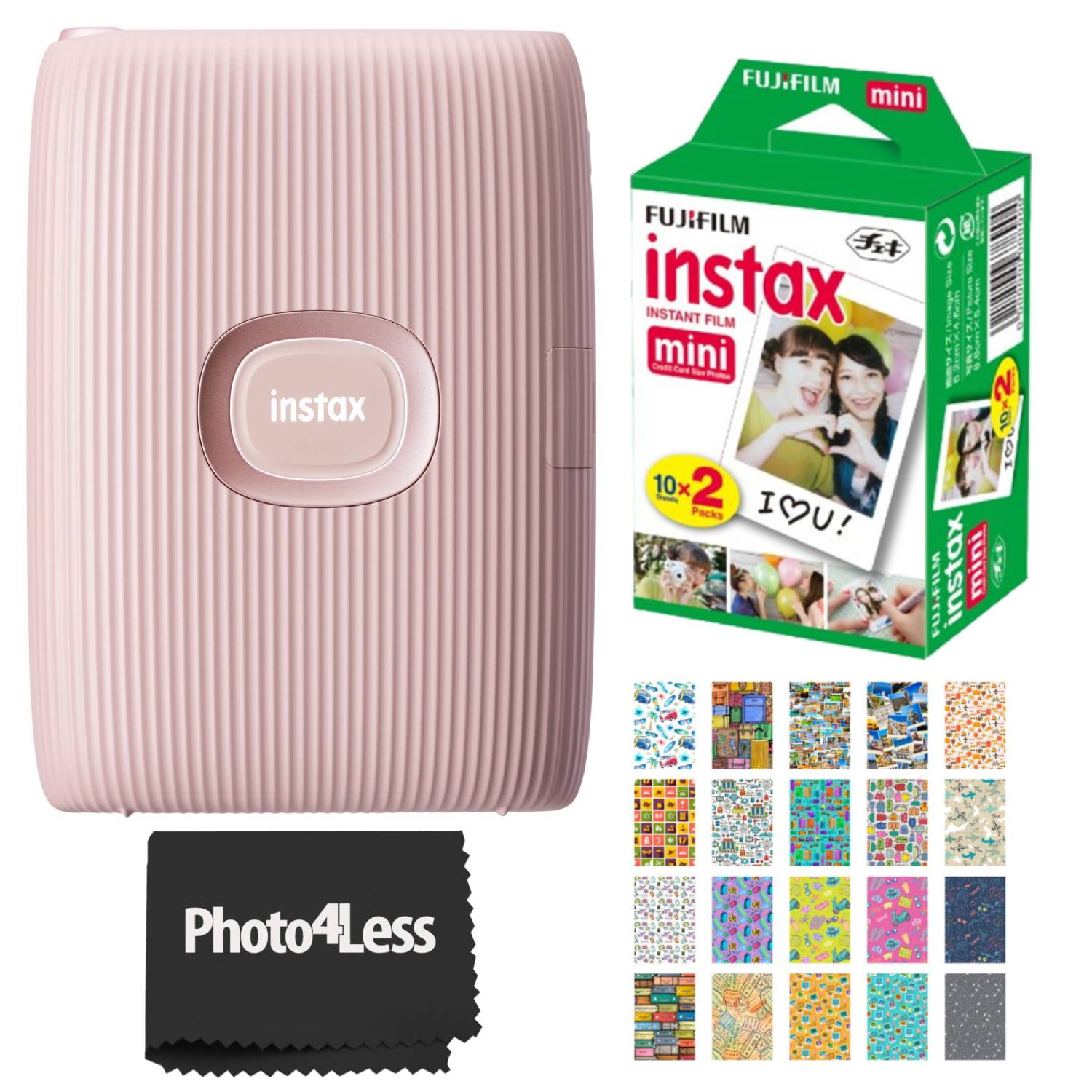 Fujifilm Instax Mini Link 2 Smartphone Printer Soft Pink + Fujifilm Instax Mini Link 2 Smartphone Printer Soft Pink +