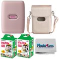 thumbnail image 1 of Fujifilm Instax Mini Link Smartphone Printer Dusty Pink | 40 Exposures | Case, 1 of 8