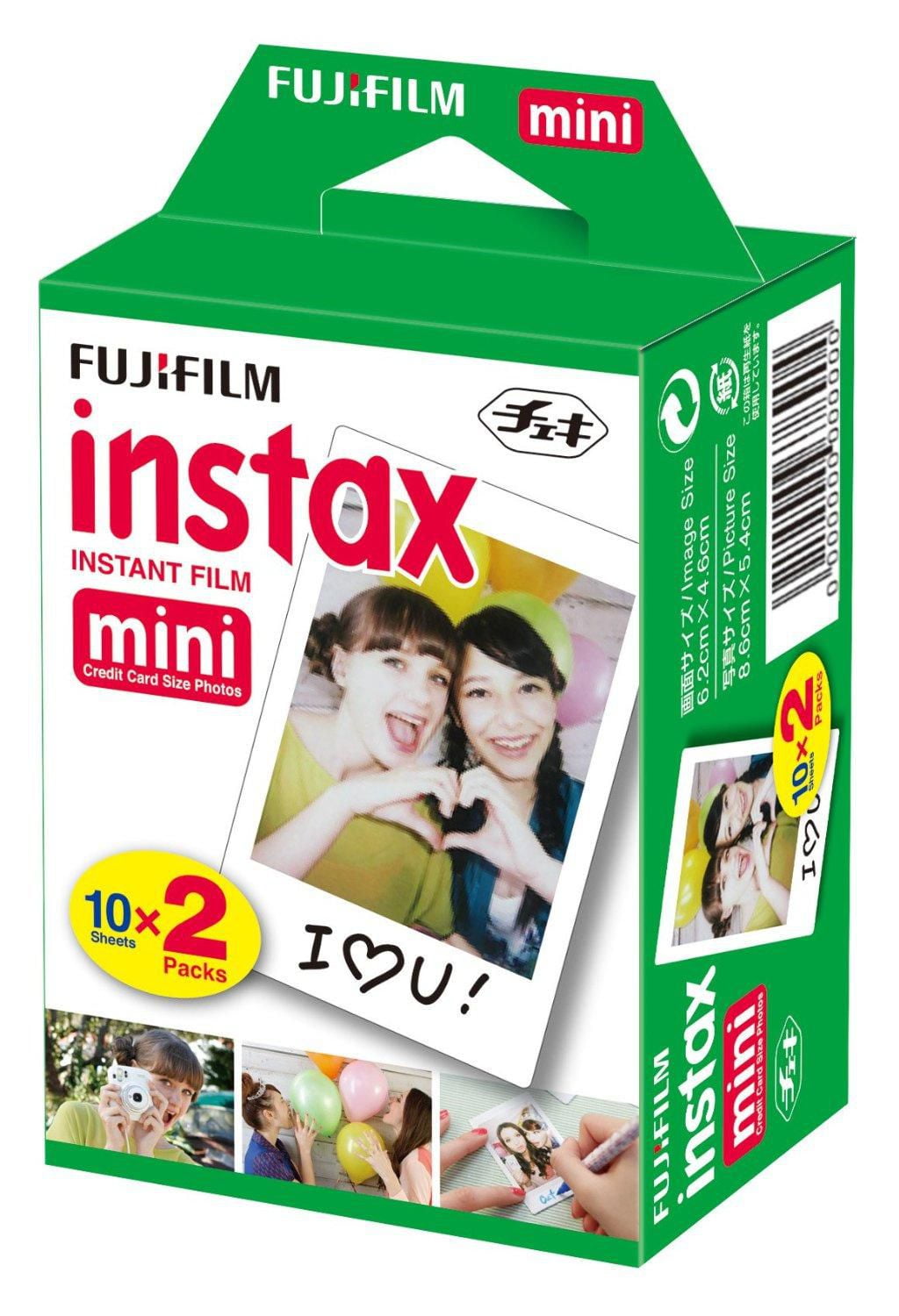 Fujifilm Instax Mini Twin Film Pack (20 Photos; Film Size of 8.6cm x 5.4cm)  