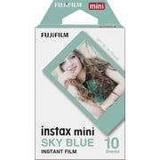 Fujifilm Instax Mini Sky Blue Instant Film, 10 Sheets