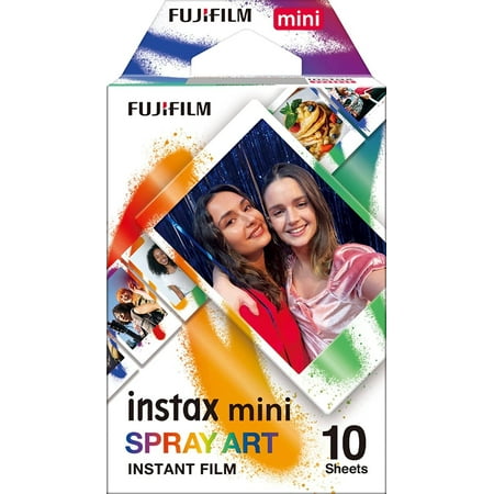 Fujifilm - INSTAX Mini Spray Art Instant Print Film 10-Pack