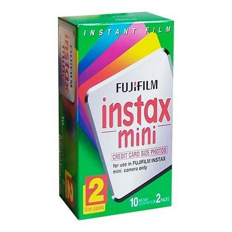 Fujifilm INSTAX Mini Instant Film Twin Pack (White) - International Version