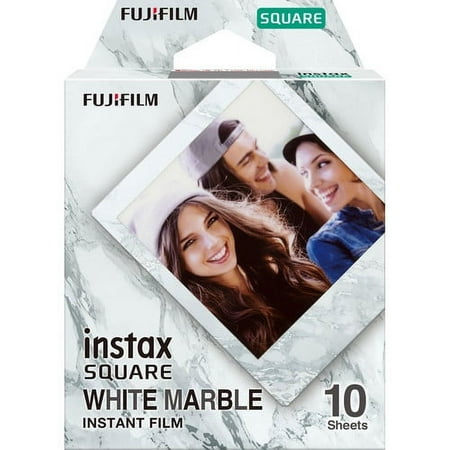 Fujifilm - INSTAX® Square White Marble  Border Film  Pk.