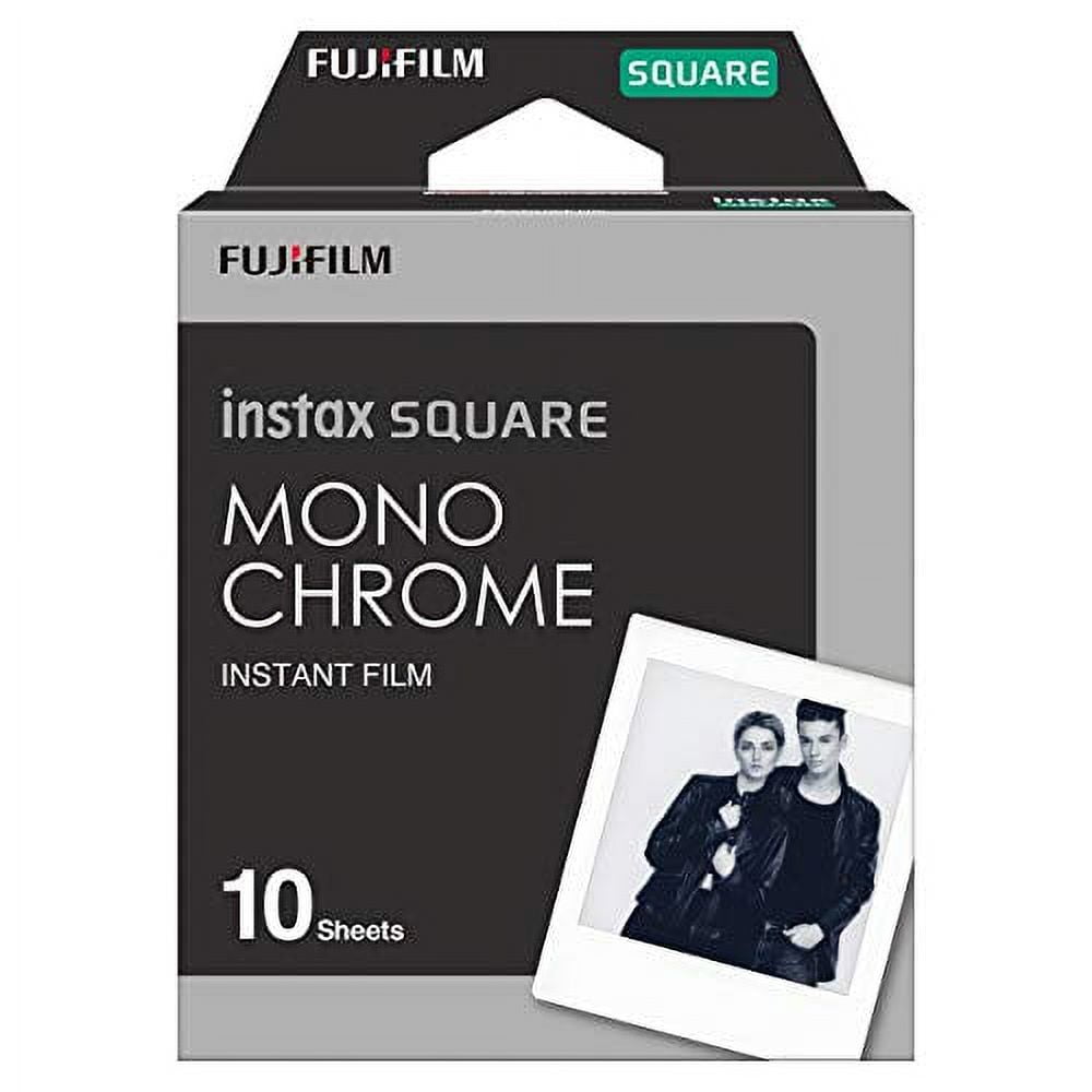 富士フイルム - instaxsquare10 Amazon.com : Fujifilm Instax Square Monochrome Film - 10