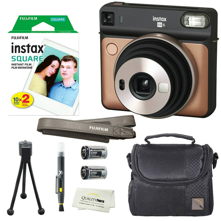 Fujifilm Instax Square Sq6 Instant Film Camera (Blush Gold) Instax