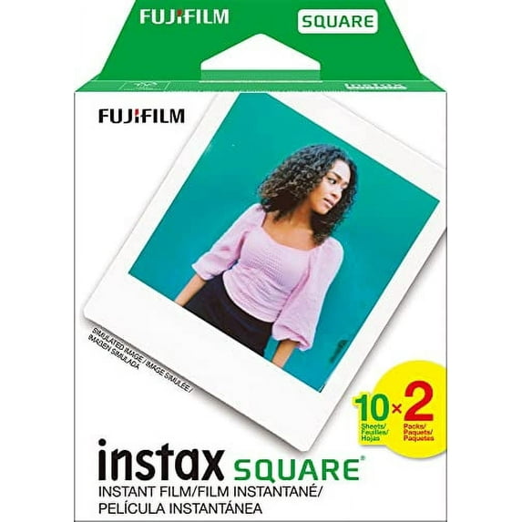 Fujifilm Instax Square Twin Pack Film - 20 Exposures