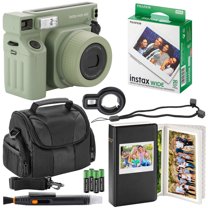Fujifilm Instax Wide 400 Instant Camera   Camera Case   4 AA Batteries   Photo Album, Cleaning Pen   20 Photo Prints