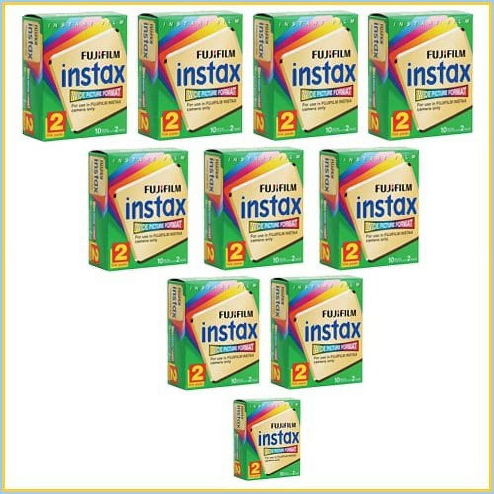 Fujifilm Instax 100 Feuilles Lot De 100 Films Fujifilm Instax Mini - 10 Fujifilm Instax 100 Feuilles Lot De 100 Films Fujifilm Instax Mini - 10