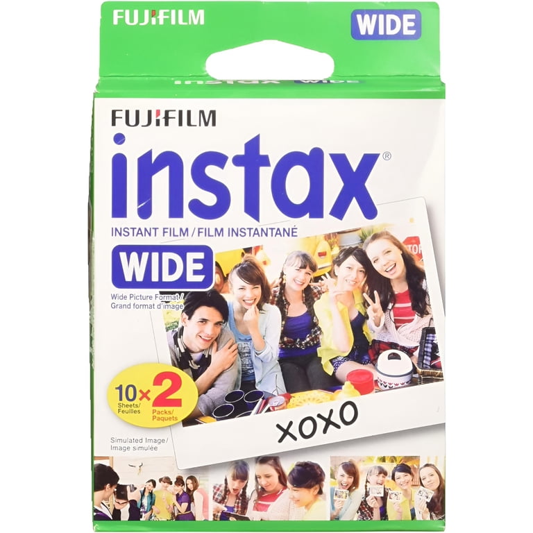 Bulk Fujifilm Instax Wide Instant Film 4 Packs, 40 Exposures Total