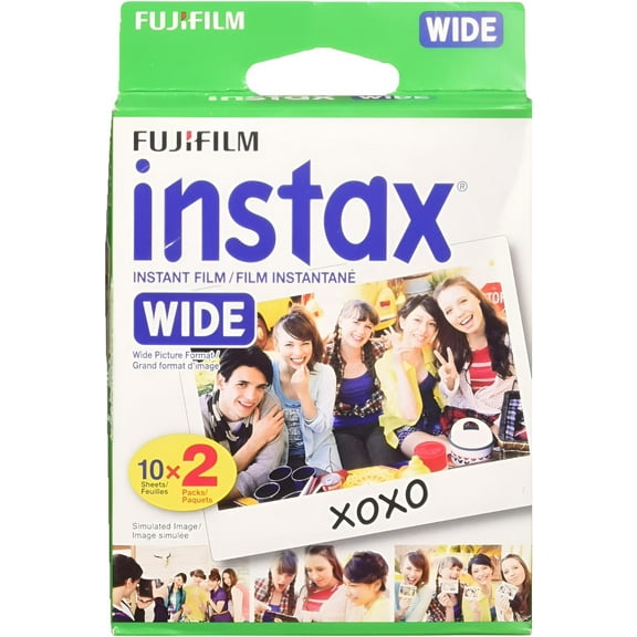 Fujifilm Instax Wide Instant Film 2 Twin Pack- 40 prints