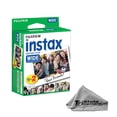 thumbnail image 1 of Fujifilm Instax Wide Instant Film (20 Exposures) + Microfiber Cloth, 1 of 4