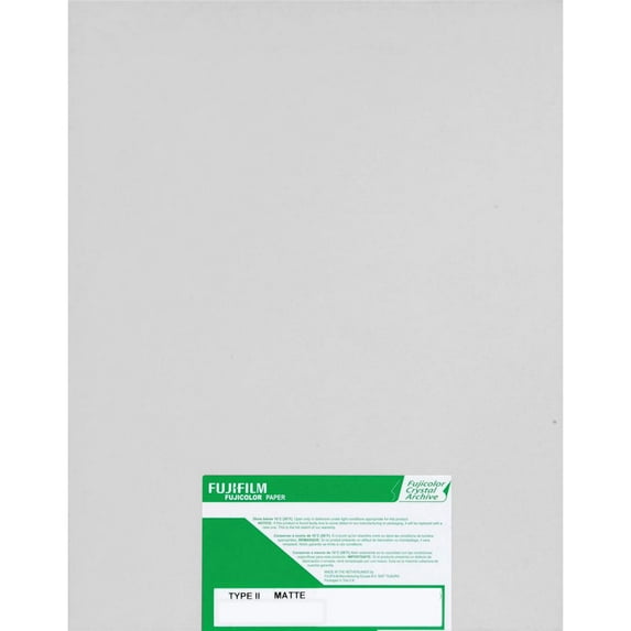 Fujifilm 8x10" Fujicolor Crystal Archive Type II Matte Enlarging Paper, 100 Sheets