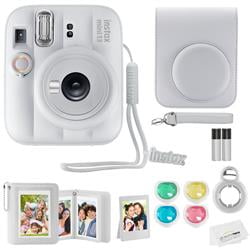 Fujifilm Mini 13 Camera & Accessory Bundle (Clay White)