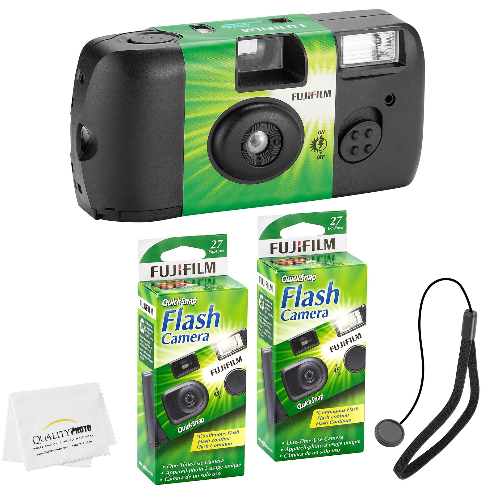 FUJIFILM QuickSnap Disposable Underwater Camera, Waterproof