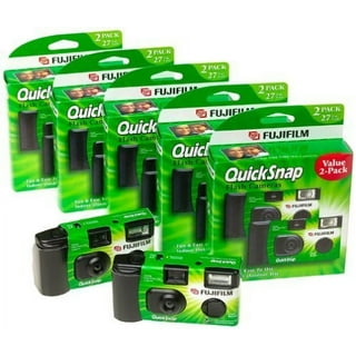 Fujifilm QuickSnap One Time Use 35mm Camera with Flash, 2 Pack
