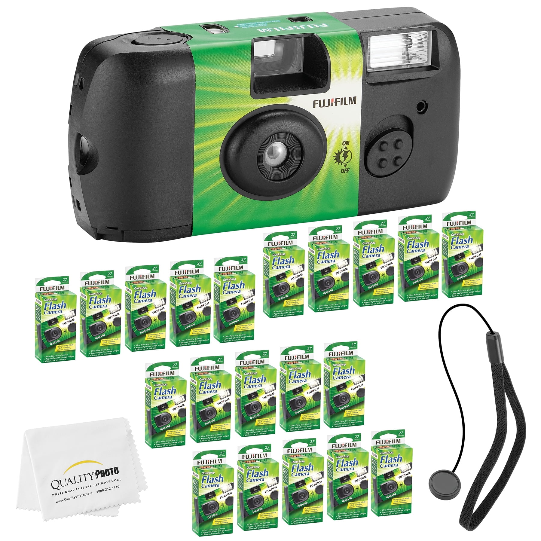 ナ*ナ様 2:デジタルカメラセットFujifilmPanasonicCanonS Fujifilm Quicksnap Flash 400 Disposable 35mm Camera (20 Pack)+