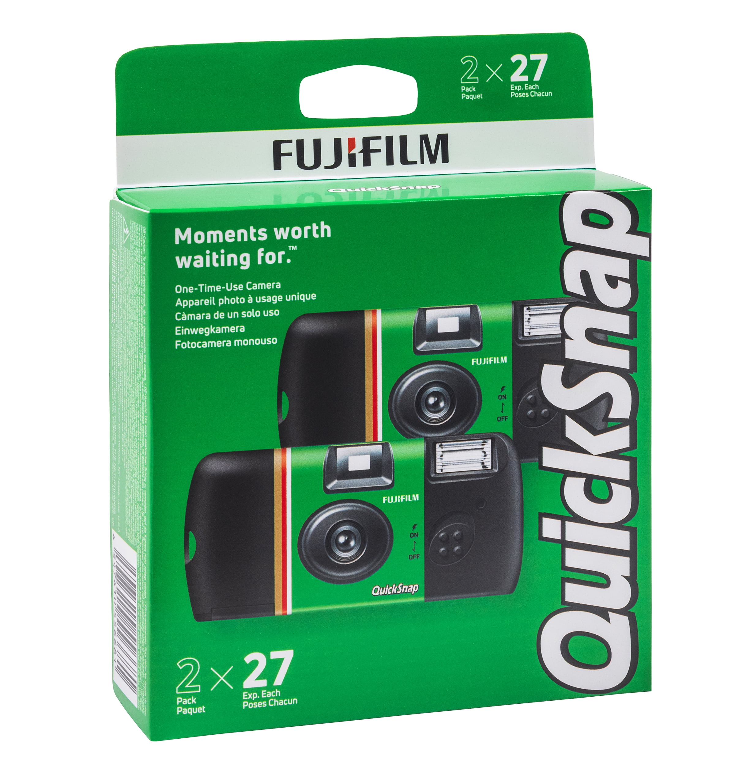 Fujifilm Disposable 35mm Camera with Flash, Film Develop, 2