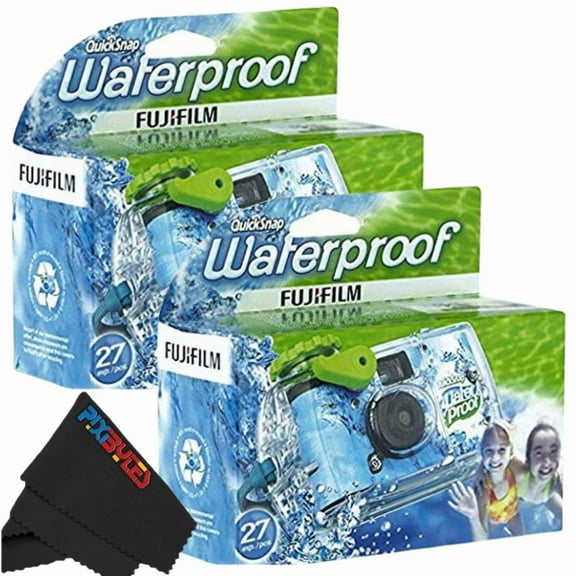 Fujifilm Quicksnap Waterproof One Time Use 35mm Camera - 27 Exposures (2 pack)