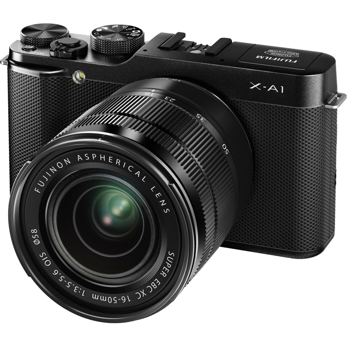 Fujifilm X-A1 16.3 Megapixel Mirrorless Camera with Lens, 0.63", 1.97", Black - image 1 of 7