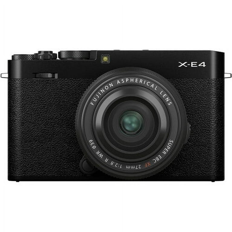 Fujifilm X-E4 XF27mmF2.8 Kit - Black - Walmart.com