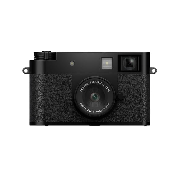 FUJIFILMX half Premium Compact Camera with 2-in-1 Creative Mode and 26 Creative Filters (Black)