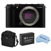 Fujifilm X-M5 Mirrorless Camera, Black, Bundle with 64GB Memory Card, Camera Case