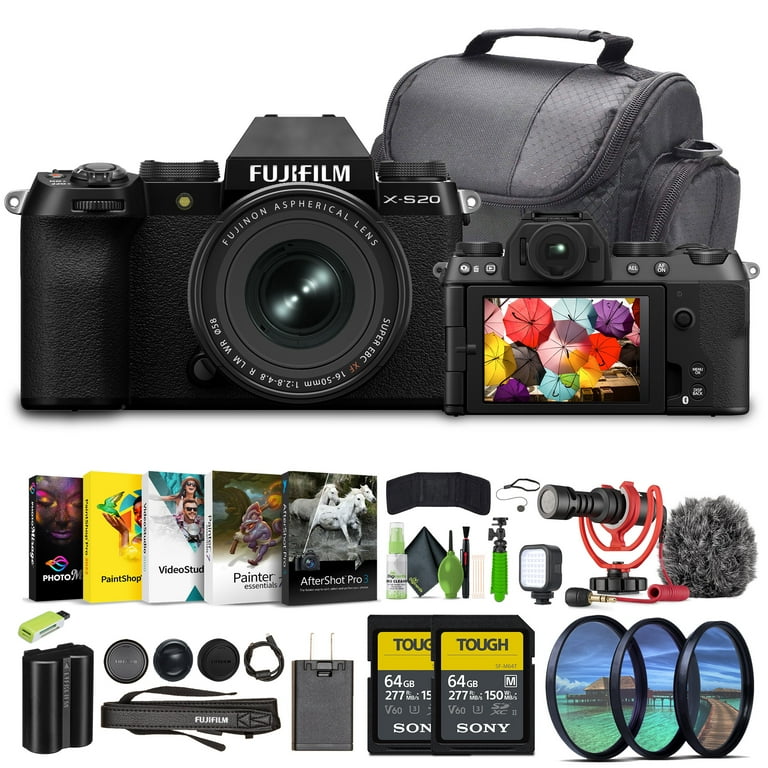 Fujifilm X-S20 Compact Digital Mirrorless Camera With XF 16