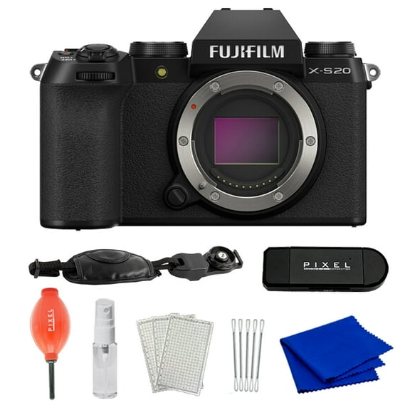 Fujifilm X-S20 Mirrorless Camera Body Bundle with Advanced Accessories | Fuji x-s20 Blackā¦