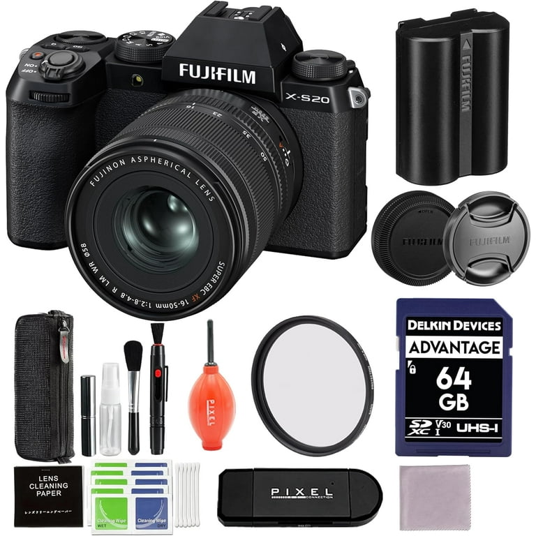 Fujifilm X-S20 Mirrorless Camera with XF 16-50mm f/2.8-4.8 Lens