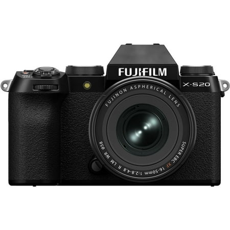 Fujifilm - X-S20 Mirrorless Camera with XF16-50mmF2.8-4.8 R LM WR Lens - Black