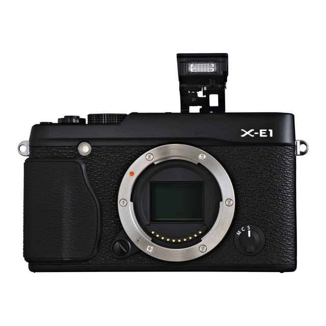 Fujifilm X Series X-E1 - Digital camera - mirrorless - 16.3 MP - APS-C - 1080p - 3x optical zoom 18-55mm OIS lens - black